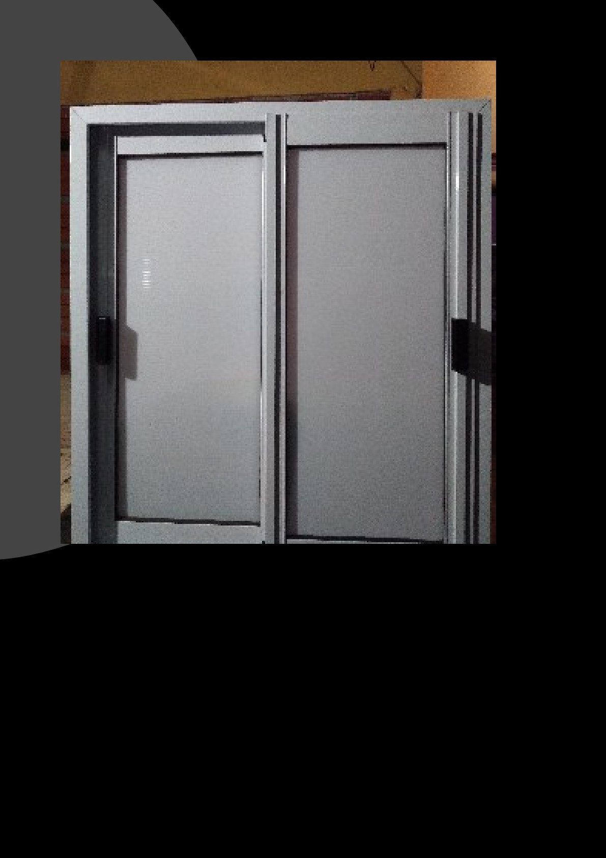 Ventana de Aluminio Doble Hoja