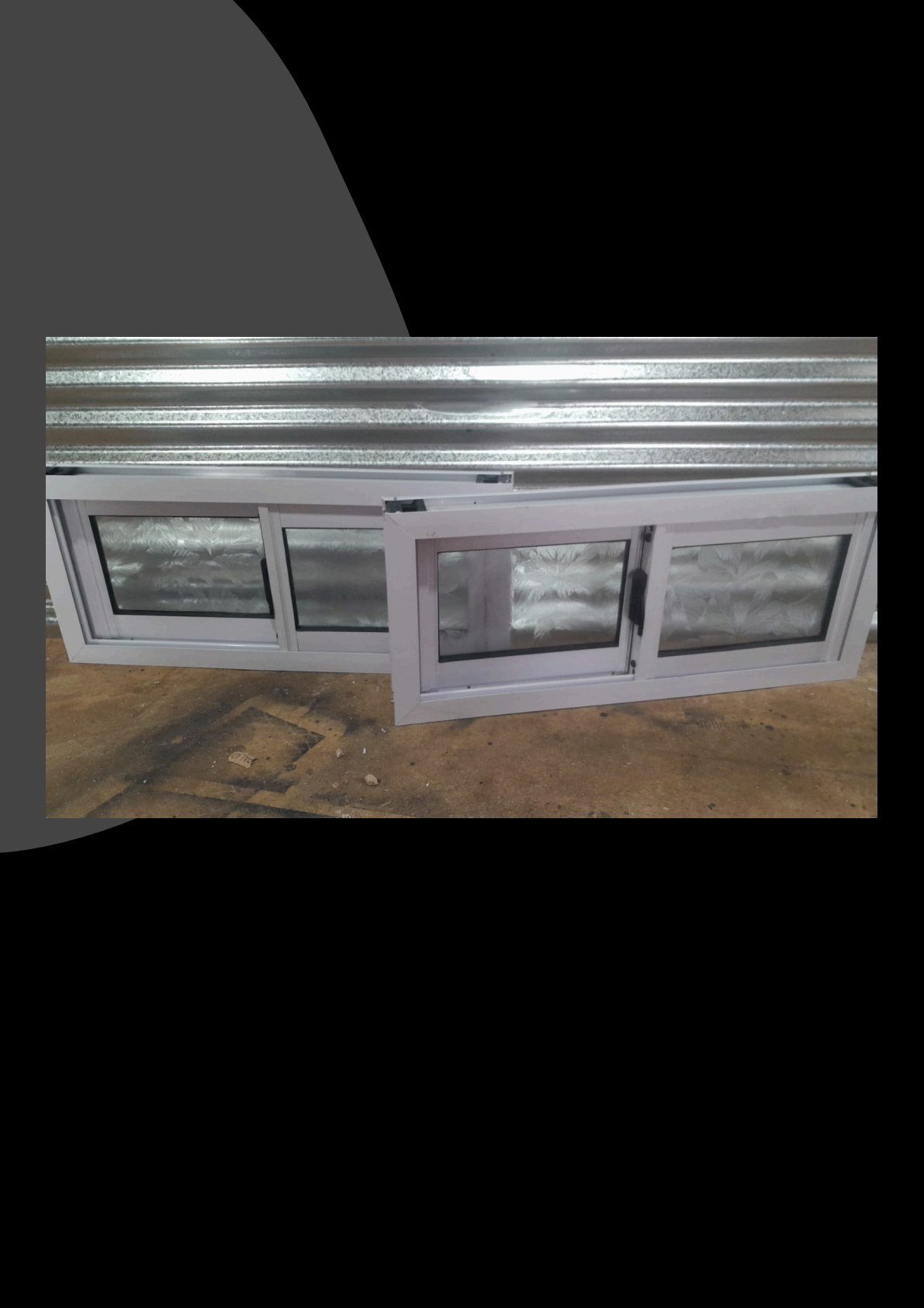Ventana Corrediza Bajo Chapa